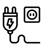 EV plugin hybrid icon